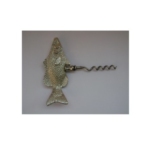 Vis en liège plaqué argent, 20 pièces, attaches à la main forgée à Double charnière, tire-bouchon, ouvre-bouteille de vin, cheval de mer - Product Image 6