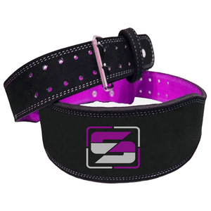 เข็มขัดหนังแท้สำหรับผู้ชายและผู้หญิงเข็มขัดยกน้ำหนักปรับได้เข็มขัดหนังแท้สำหรับยิม - Product Image 4