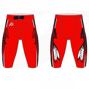 Uniforme de football américain imprimé par sublimation, respirant, séchage rapide, grande taille, 100% polyester - Product Image 2