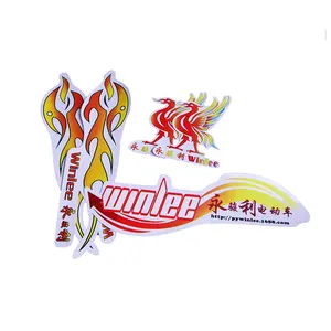 Rimate-calcomanía de vinilo transparente personalizada <span class=keywords><strong>para</strong></span> bicicleta, pegatina con logotipo troquelado perfecto con papel de transferencia - Product Image 6