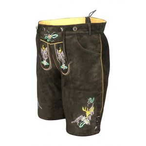 High Quality Traditional Men <b>Women</b> Kurzhose Trachten Lederhosen - Oktoberfest <b>Shorts</b> - Bavarian - Product Image 3
