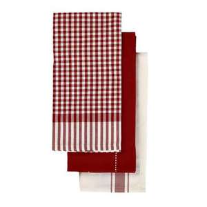 ผ้าเช็ดจานผ้าฝ้ายสำหรับใช้ในครัวลายพิมพ์ผ้าฝ้าย100% สไตล์เรียบๆสำหรับใช้ในบ้านหรือชายหาด - Product Image 1