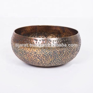 Cuenco de hojas decorativo, Bol de aluminio para frutas, el más vendido - Product Image 4