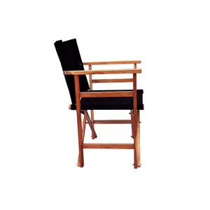 الكلاسيكية تصميم دائم التشطيب في الهواء الطلق المحمولة خشبية كرسي شاطئ قابل للطي للمنزل وخارجية
