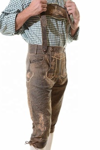 Tren bávaro antiguo, KNIEBUND HERREN LEDERHOSEN, marrón - Product Image 5