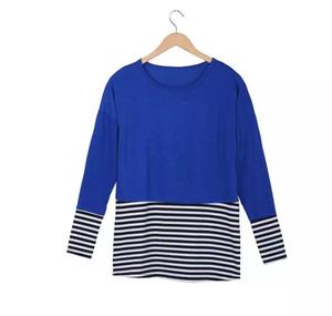 Camiseta Casual de Manga Larga con Cuello Redondo para Mujer, Moda de Invierno, 100% Algodón, Tejido de Punto, Hecho en Bangladesh - Product Image 4