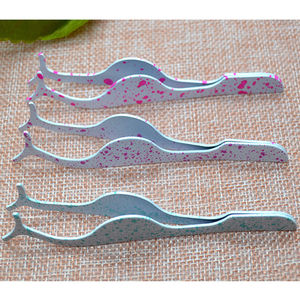 Nouvel ensemble 2026 de pinces à cils en acier inoxydable à finition miroir, durables et réutilisables, pour recourber, appliquer et retirer les extensions de cils - Product Image 6