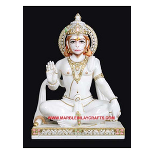 Decorative Hanuman Marble Statues - Product Image 1
