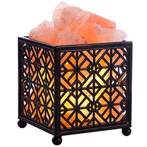 Forma de llama del Himalaya con soporte de hierro, bombilla y alambre eléctrico, diseño único de jaula de pájaro de metal, pintura dorada vintage - Product Image 1