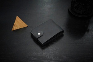 Clip de dinero de cuero de vaca, billetera de carrito de crédito, billetera de cuero personalizada, - Product Image 5