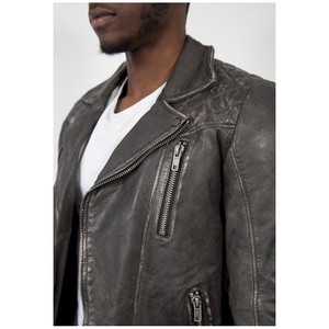 Chaqueta de carreras para hombre personalizada Road Born hecha para entusiastas de las motocicletas en cuero de motocicleta estilo inspirado en la calle - Product Image 2
