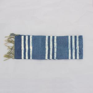 Femmes Indigo Daabu Print Designer Chanderi Wholesale Scarf Stole Dupatta 100X250 Cm - Product Image 3
