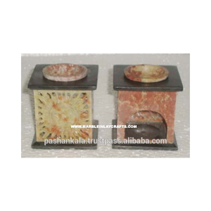 Handmade Natural Soapstone Hand Carved Top Quality Aroma <b>Oil</b> <b>Burner</b> For Home <b>Fragrance</b> And Decorations - Product Image 1