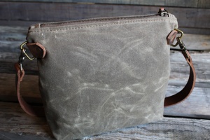 High Quality Design Big Waxed <b>Canvas</b> Tote Purse Beach Handbags for Women <b>Laptop</b> Shoulder <b>Bag</b> IB-0012 - Product Image 3