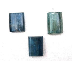 Cabujones de cianita Natural con forma rectangular, gemas sueltas para fabricación de joyas, cuentas, colección de alta calidad - Product Image 2