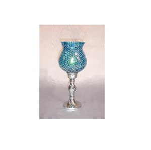 Hot Vantage Fancy Modern Aluminio Brillante Polaco Fancy Decorativo T-Light Holder Portavelas de aluminio Multi Lite Portavelas - Product Image 2