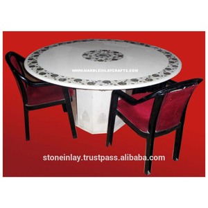 White <b>Marble</b> <b>Top</b> <b>Table</b> - Product Image 1
