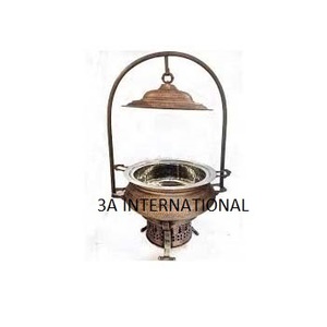 Royal Princess-plato de Metal para decoración de mesa, calentador de comida, cazuela, tazón de Metal artesanal, para hoteles reales - Product Image 2