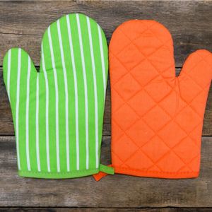 Manopla de horno de cocina extra larga, accesorios de cocina, diseño impreso, manopla de horno de algodón, proveedor en India - Product Image 3