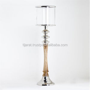 Porte-bougie en bois au design moderne et élégant - Écologique - Fait à la main - Pour Pâques et la Saint-Valentin - Personnalisable - Product Image 2