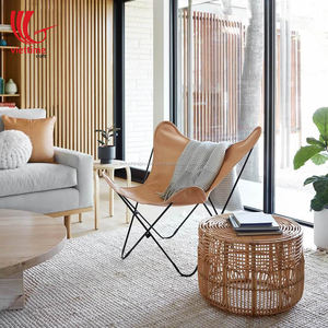 โต๊ะกาแฟหวายกลมด้านข้าง/ตกแต่งบ้าน/เฟอร์นิเจอร์หวายขายส่ง - Product Image 3