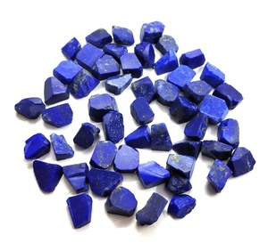 Lapis-lazuli naturel, pierre précieuse en vrac de forme inégale, non traité, bleu brut pour la fabrication de bijoux, cristal en gros - Product Image 2