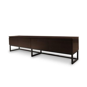 ตู้วางทีวีขายาวเฟอร์นิเจอร์ไม้แข็งและเหล็กดีไซน์ทันสมัยดูหรูหรา - Product Image 1