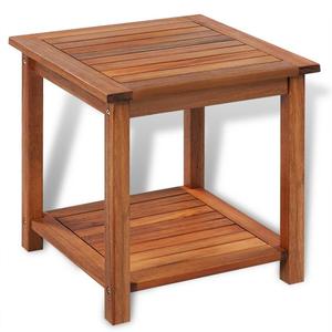 Table basse en bois et cuir de haute qualité - Product Image 1