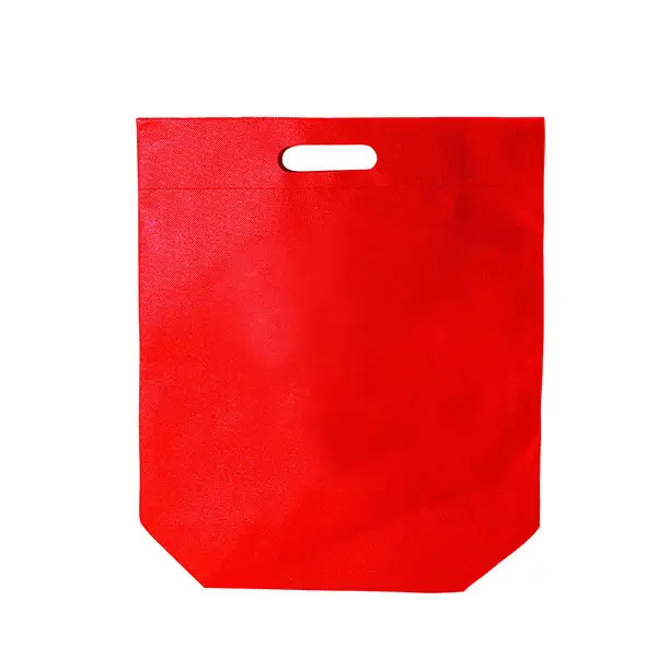 Promotional Wholesale Customized Eco Friendly Promotional Shopping environmental d cut Non-Woven Fabric Bag