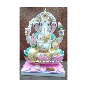 Beautiful Marble Ganesha <b>Statue</b> - Product Image 1