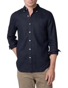 เสื้อเชิ้ตผู้ชายทรงคลาสสิกสั่งตัดพิเศษ ผ้าทวิลล์คอตตอน 100% ทอลายเรียบ สวมใส่สบาย ทรงเข้ารูป ติดกระดุม - Product Image 1