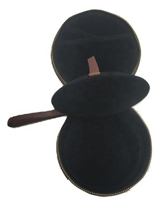 Genuine <b>Leather</b> Hard-Shell <b>Jewelry</b> Case - Product Image 4