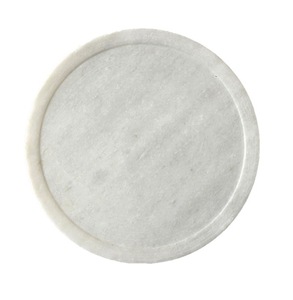 Superficie pulida de placa de mármol natural ecológica personalizada de fábrica con platos y placas de patrón grabado - Product Image 1