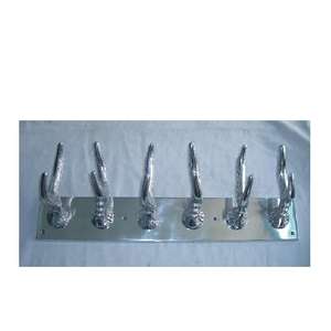 Crochets muraux en fonte d'aluminium dans un miroir polonais Style corne de cerf décoration murale clé cintre pour la décoration - Product Image 6