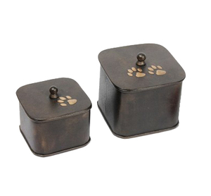 Lujo PET PAW MARK URN Elegante urna para mascotas con marcas distintivas de pata - Product Image 2