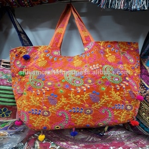 Broderie patchwork banjara mode fourre-tout sacs à provisions pour femmes indien banjara mode sacs à la mode sac fourre-tout de l'inde - Product Image 2