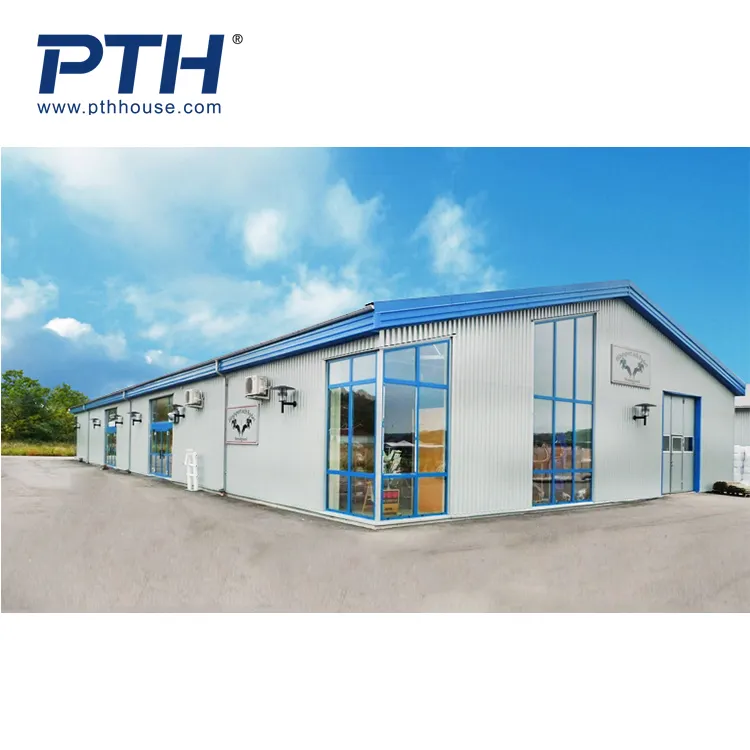 Double C steel structure building prefab house easy to install for school classroom