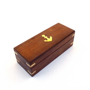 Cadeaux pour étudiants Télescope monoculaire en laiton de 8 pouces avec poignée en cuir marron Boîte en bois incluse - Product Image 5