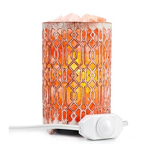 Ilumine su espacio con el brillo relajante de nuestra lámpara de sal natural del Himalaya, diseñada elegantemente en una cesta de metal en forma de estrella - Product Image 5