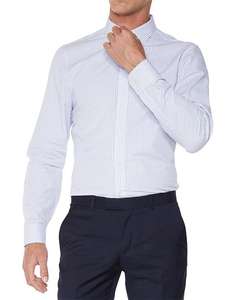 2021 Men's <b>Linen</b> Dress <b>Shirts</b> Hot Selling Purple <b>Black</b> Long Sleeve Plus Size Button Casual Plain Business 100% Cotton Breathable - Product Image 4