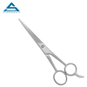 Vente en gros Professionnel Demi-Doigt Repose Ciseaux De Coiffeur Meilleure Coupe De Cheveux Lame En Acier Inoxydable Sharp Ciseaux De Maquillage Incurvés - Product Image 4