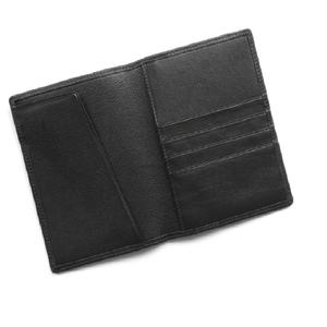 ผู้ถือหนังสือเดินทางเดี่ยวสีดำพร้อมช่องใส่บัตรหนัง PU - Product Image 1