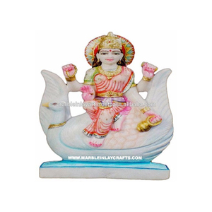 Marble Brahmani Maa Statue - Product Image 1