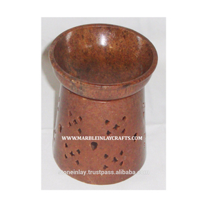 Designer Aroma Oil Burner, Soapstone Aroma Oil Lamps - Product Image 1
