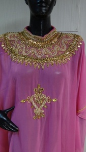 ฟาราชาคาฟตานาบีอะบายาดูไบ Abaya Kaftan ดีไซน์งานคริสตัลคุณภาพสูง - Product Image 2