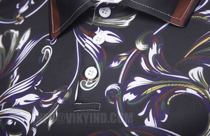 เสื้อโปโลสำหรับผู้ชายเสื้อเชิ้ตโปโลแขนสั้นพิมพ์ลายดอกไม้สำหรับฤดูร้อน - Product Image 6