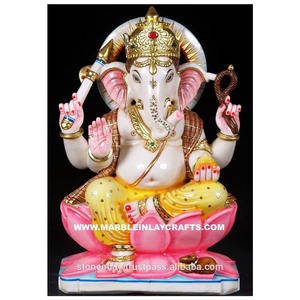 God Ganesha Marble Statue - Product Image 1