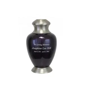 New Eternity Purple Cremation Urn This CREMATION URN is a True Hand-crafted product ensuring each urn is UNIQUE