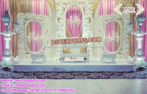 อาหรับโบราณดูแผนกต้อนรับเวทีจัดงานแต่งงานที่น่ารื่นรมย์เวทีตกแต่งเวทีแต่งงานสำหรับการแต่งงานในเอเชีย - Product Image 4