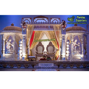 Mariage indien traditionnel Radha Krishan Mandap ancien Mandap décor pour les mariages indiens Radha Krishana Statue Mandaps Australie - Product Image 1